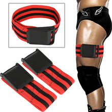 Load image into Gallery viewer, 1 Pair BFR Training Fitness Gym Bands Blood Flow Restriction Occlusion Bandage Sports Exercise Bodybuilding Biceps Bands Belts
