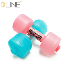 Load image into Gallery viewer, dline 1pcs 1kg New Injection Water Dumbbells for Fitness Aquatic Barbell Gym Weight Loss Exercise Equipment Women Comprehensive
